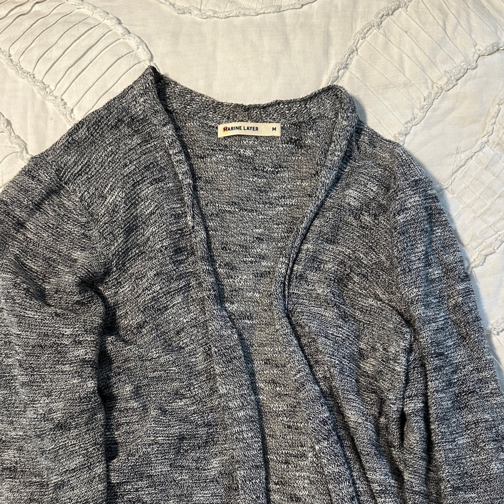 Marine Layer Charcoal Cardigan
